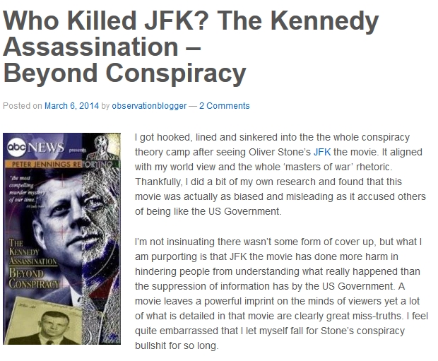 Who killed JFK