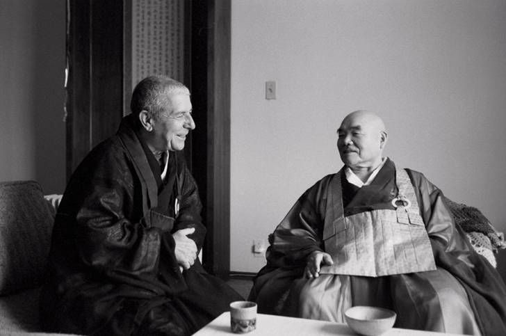 Leonard Cohen and Roshi