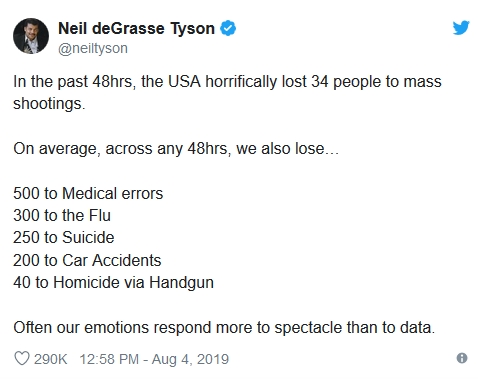 Neil de Grasse Tyson tweet