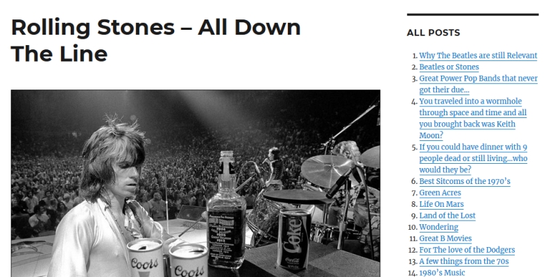 All Down The Line - Bad