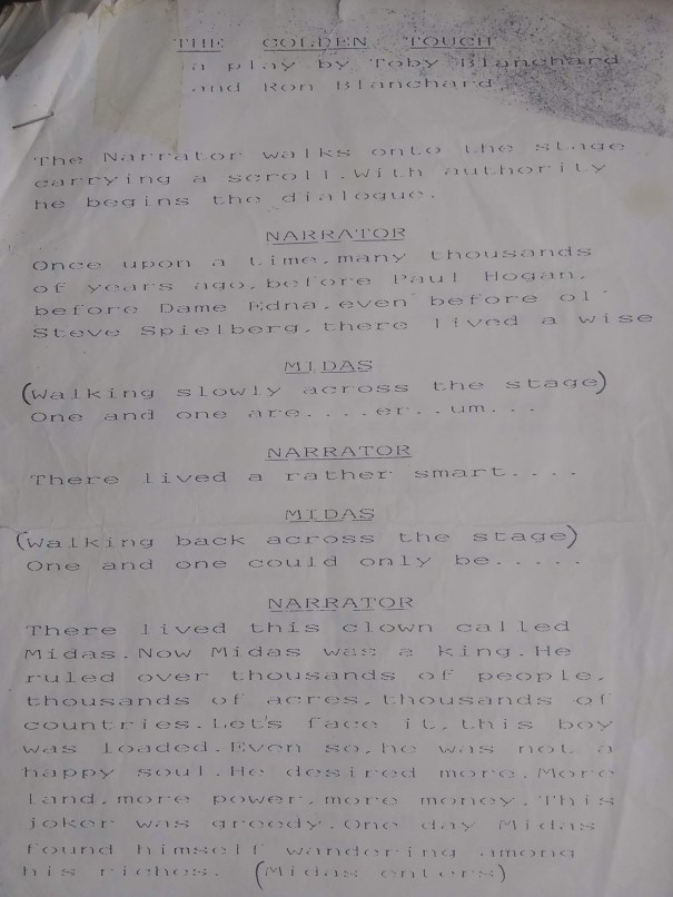 The Midas Touch Pt 1